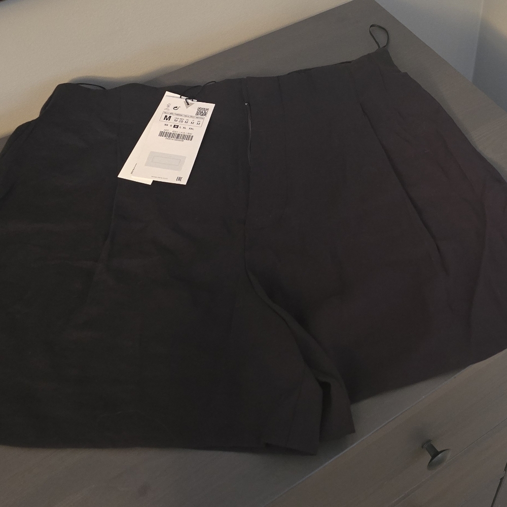 Zara Pleated Shorts
